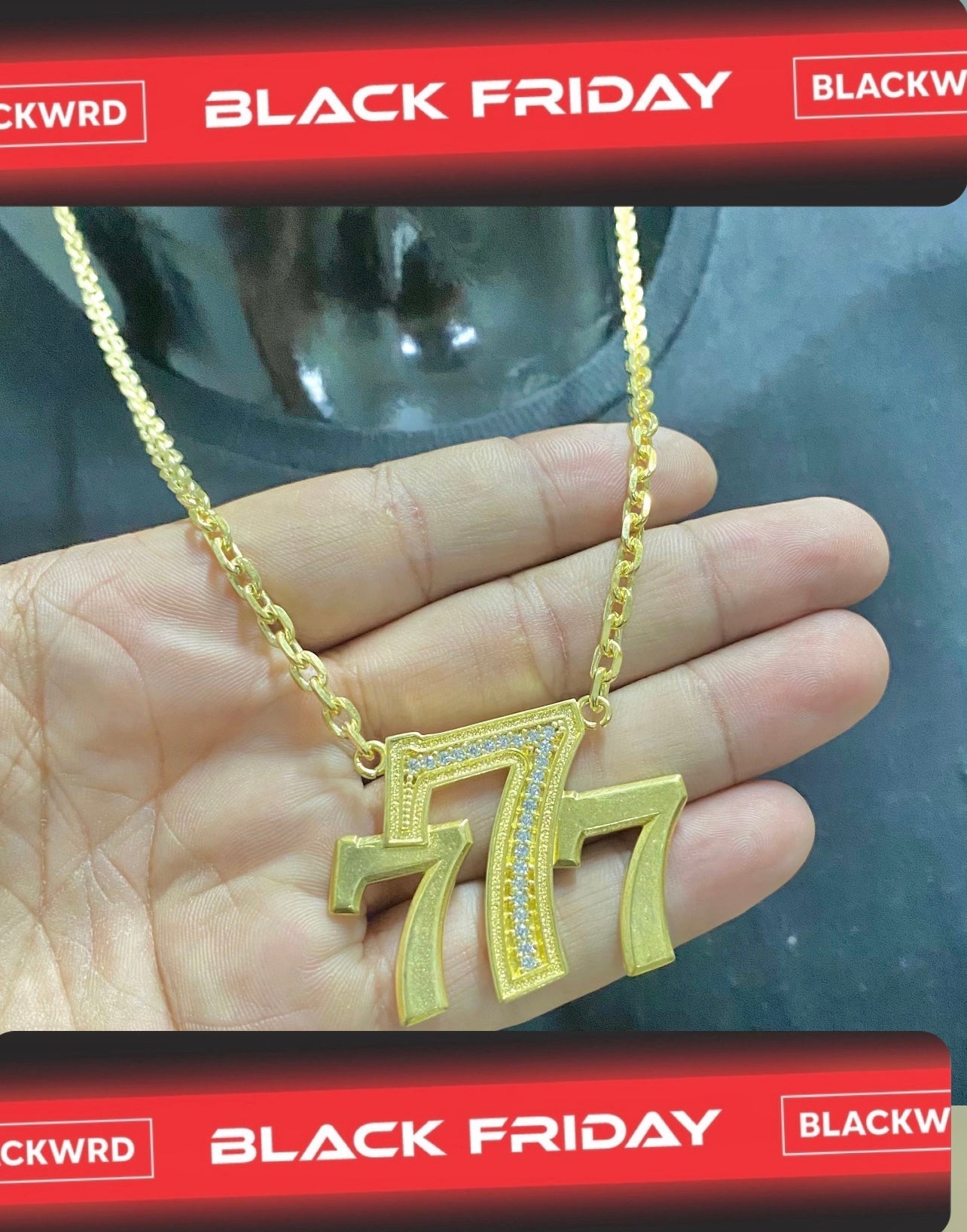 CORRENTE ELO PERSONALIZADO CADEADO 5MM COM PINGENTE 777 CRAVEJADO