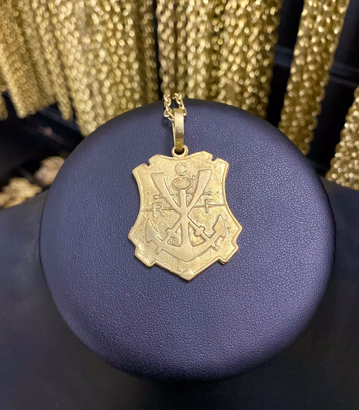 PINGENTE ESCUDO FLAMENGO - WRDJOIAS