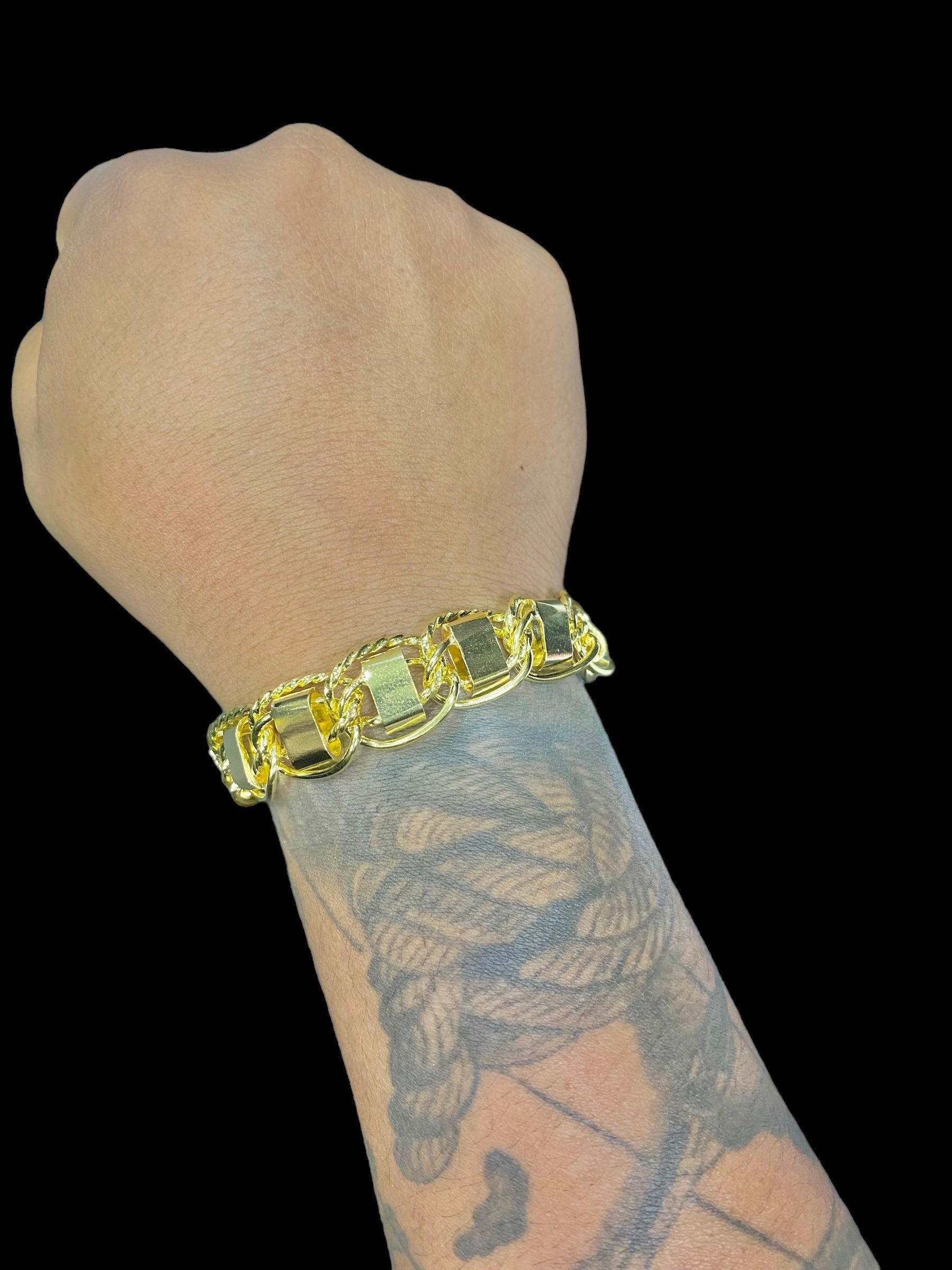 PULSEIRA DUBAI FRISADO 14MM - WRDJOIAS