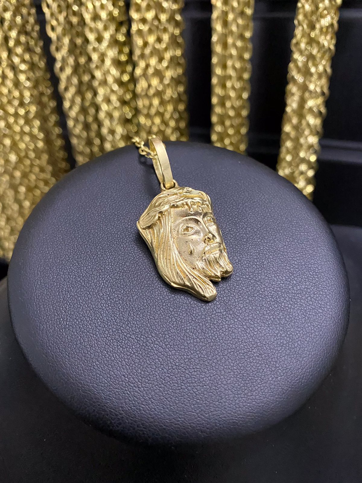 PINGENTE ROSTO CRISTO PEQUENO - WRDJOIAS