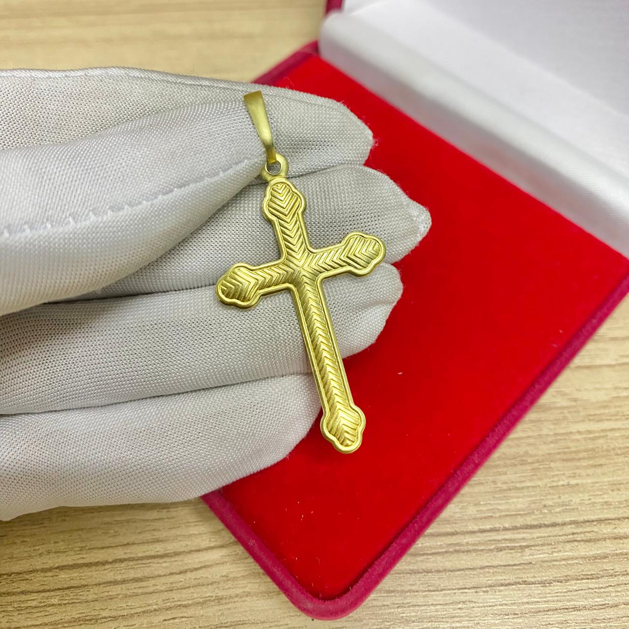 PINGENTE CRUZ PONTA REDONDA