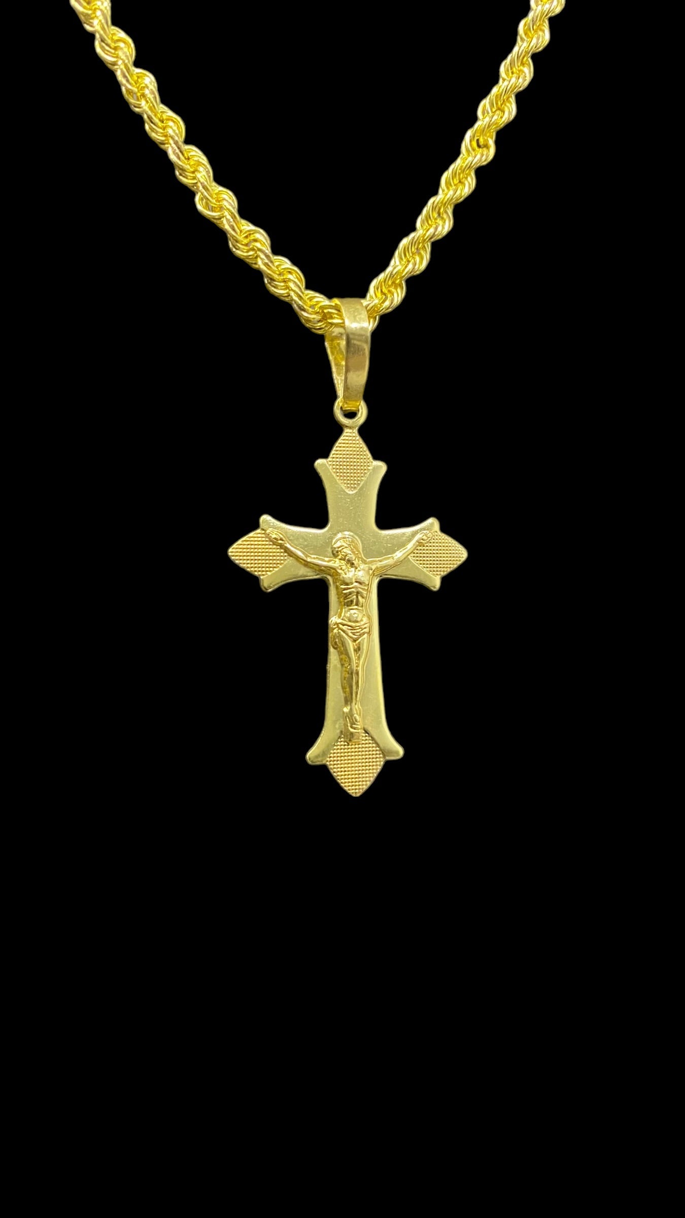 PINGENTE CRUCIFIXO C/JESUS - WRDJOIAS