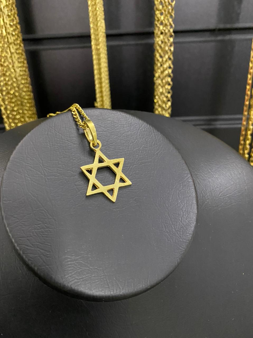 PINGENTE ESTRELA DE DAVID PEQUENA - WRDJOIAS