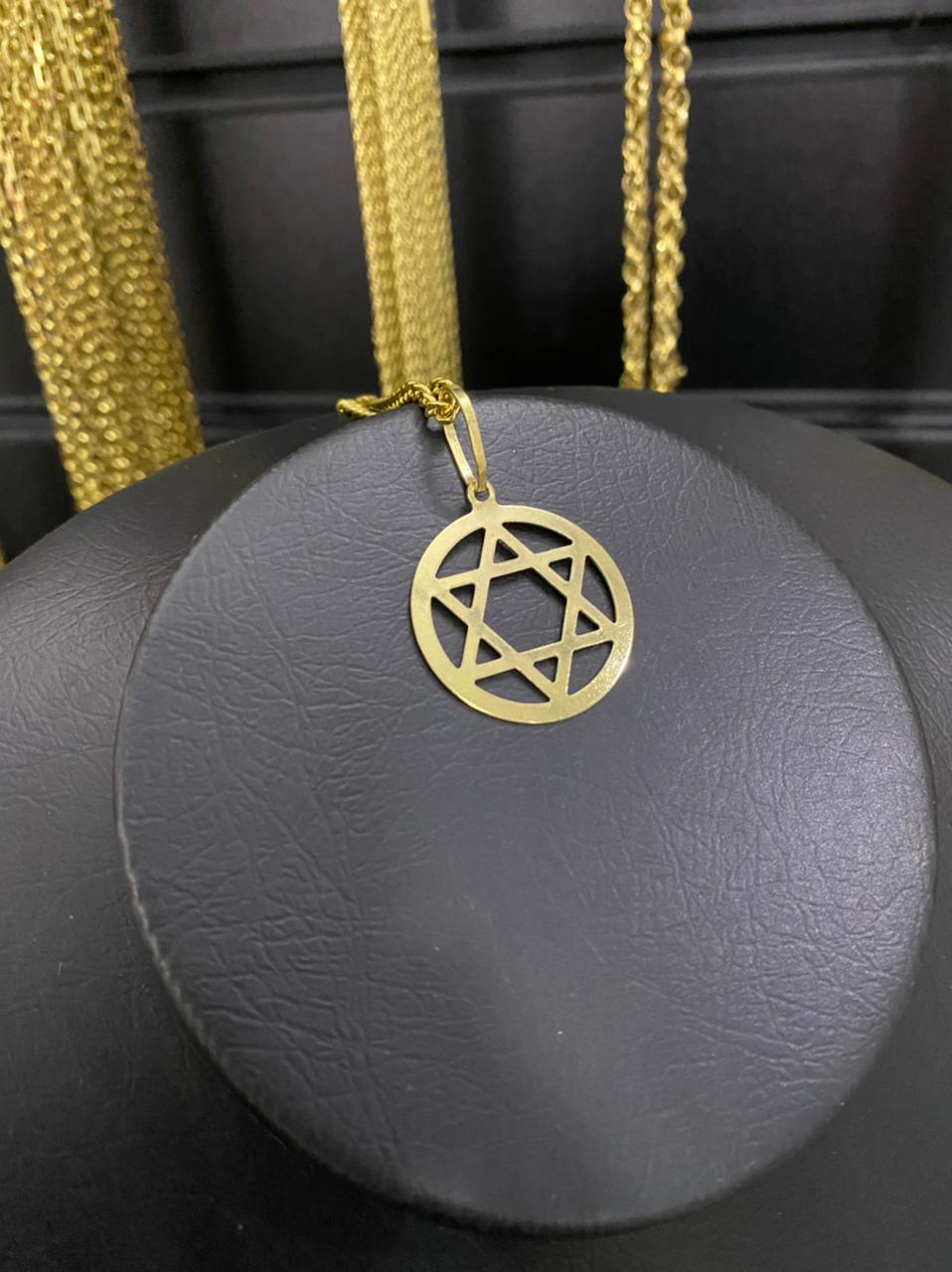 PINGENTE ESTRELA DE DAVID PEQUENA - WRDJOIAS