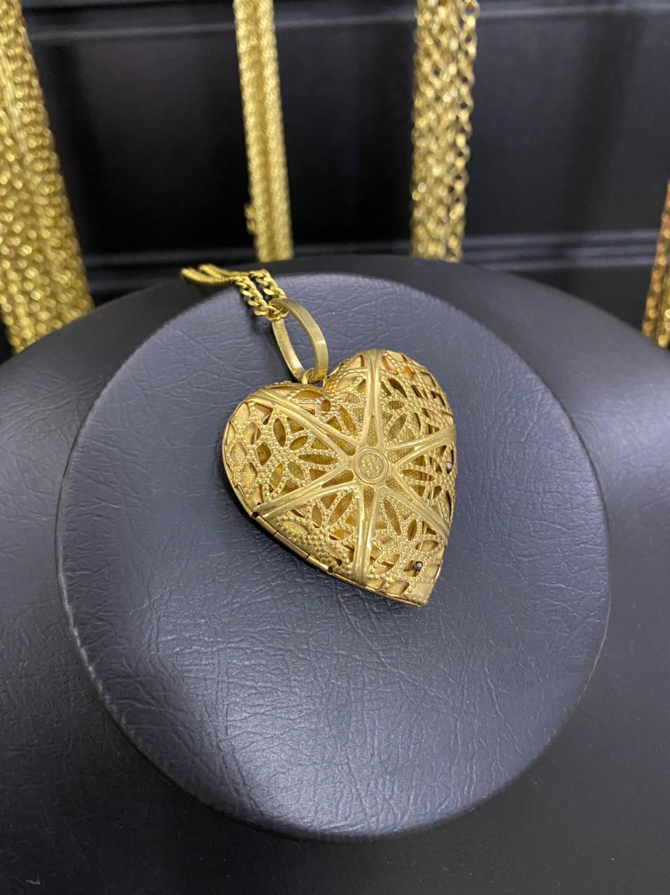 PINGENTE CORAÇÃO GRANDE - WRDJOIAS