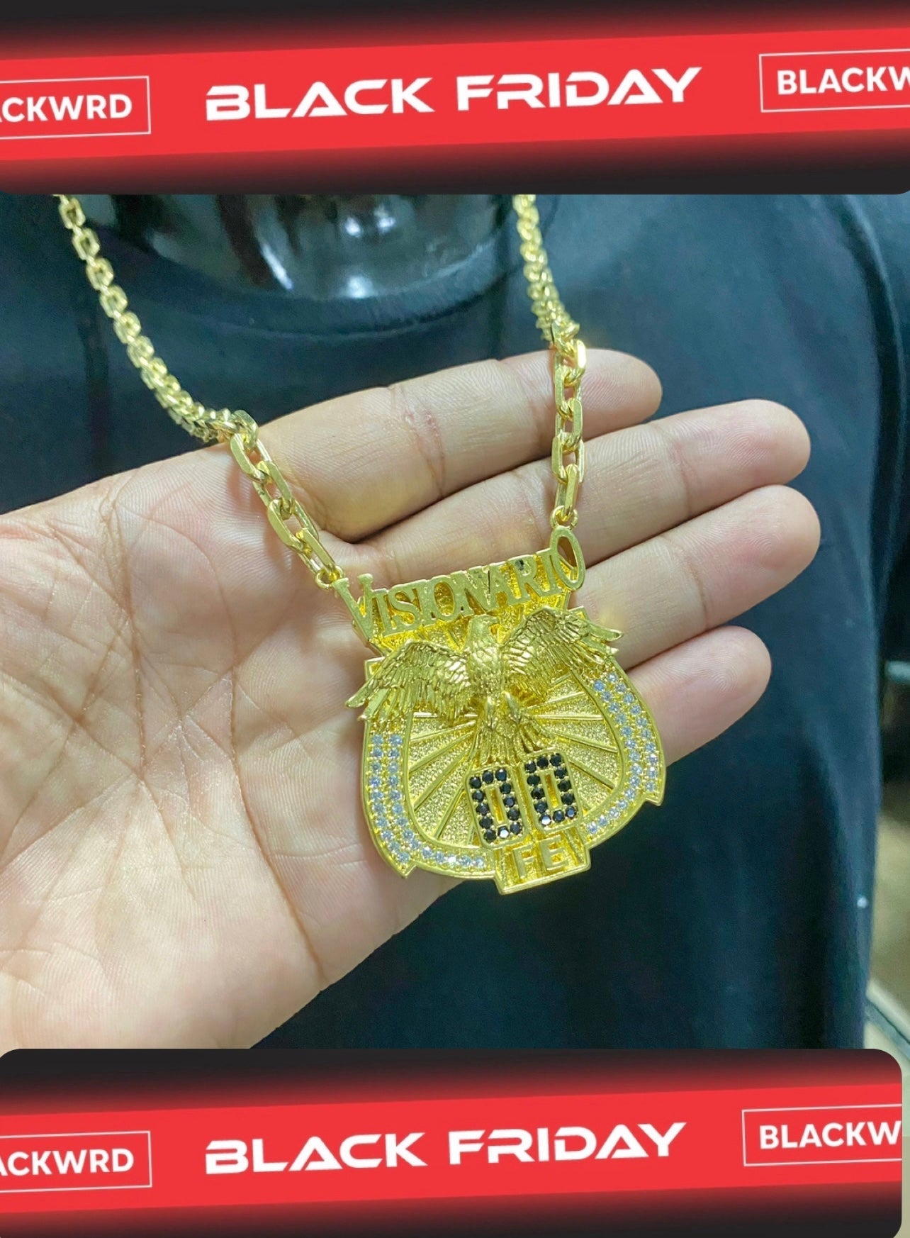 CORRENTE ELO PERSONALIZADO CADEADO 6MM + PINGENTE 00 VISIONÁRIO