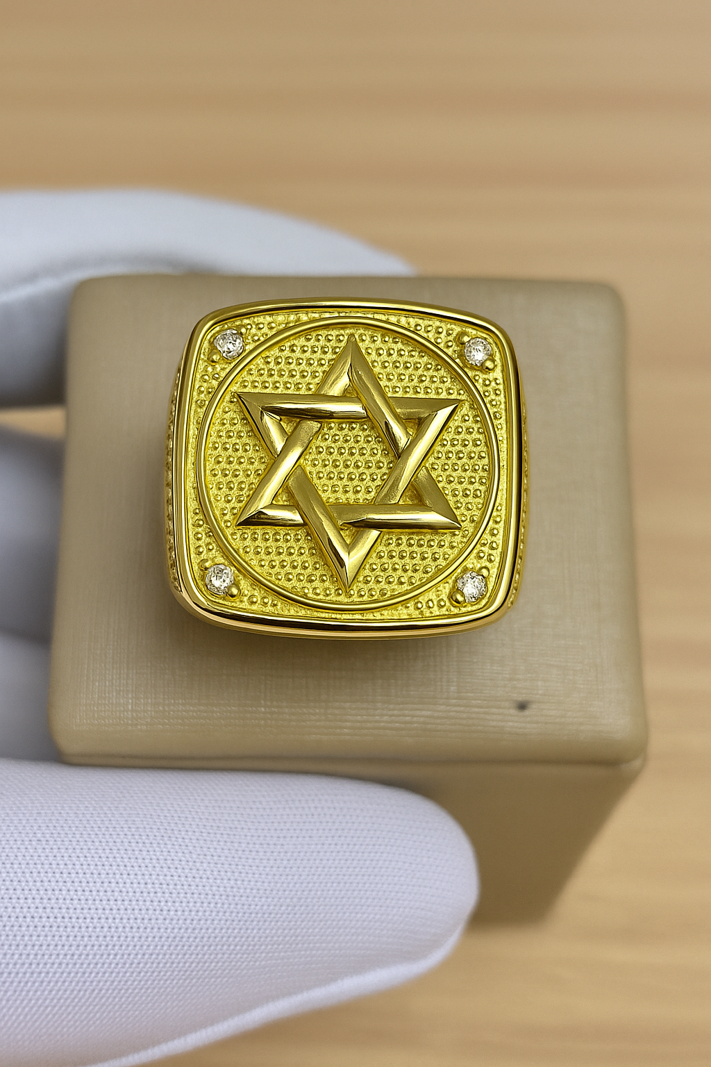 ANEL ESTRELA DE DAVI CRAVEJADO