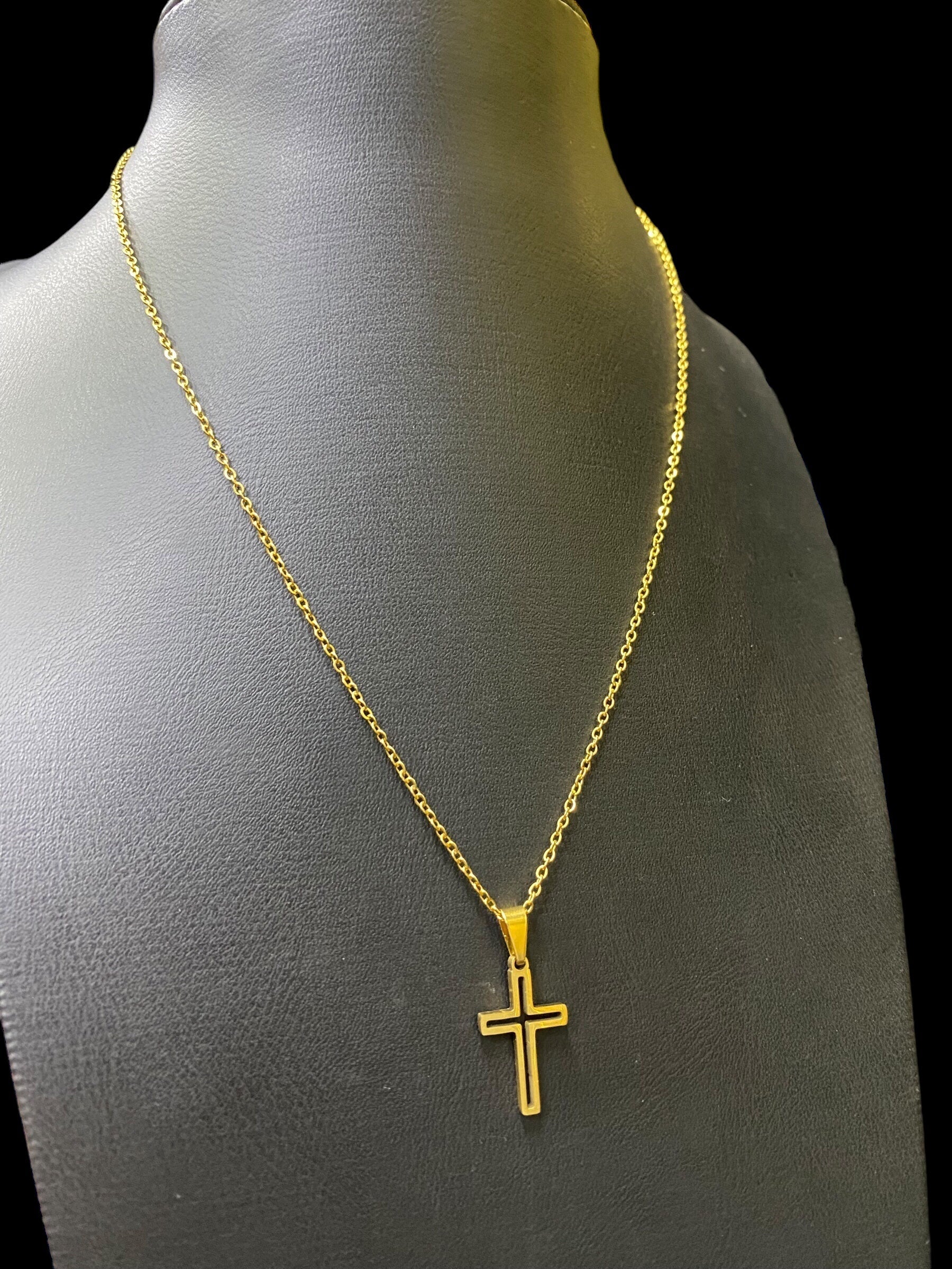 CORRENTE CADEADO 2 MM + PING CRUZ VAZADA