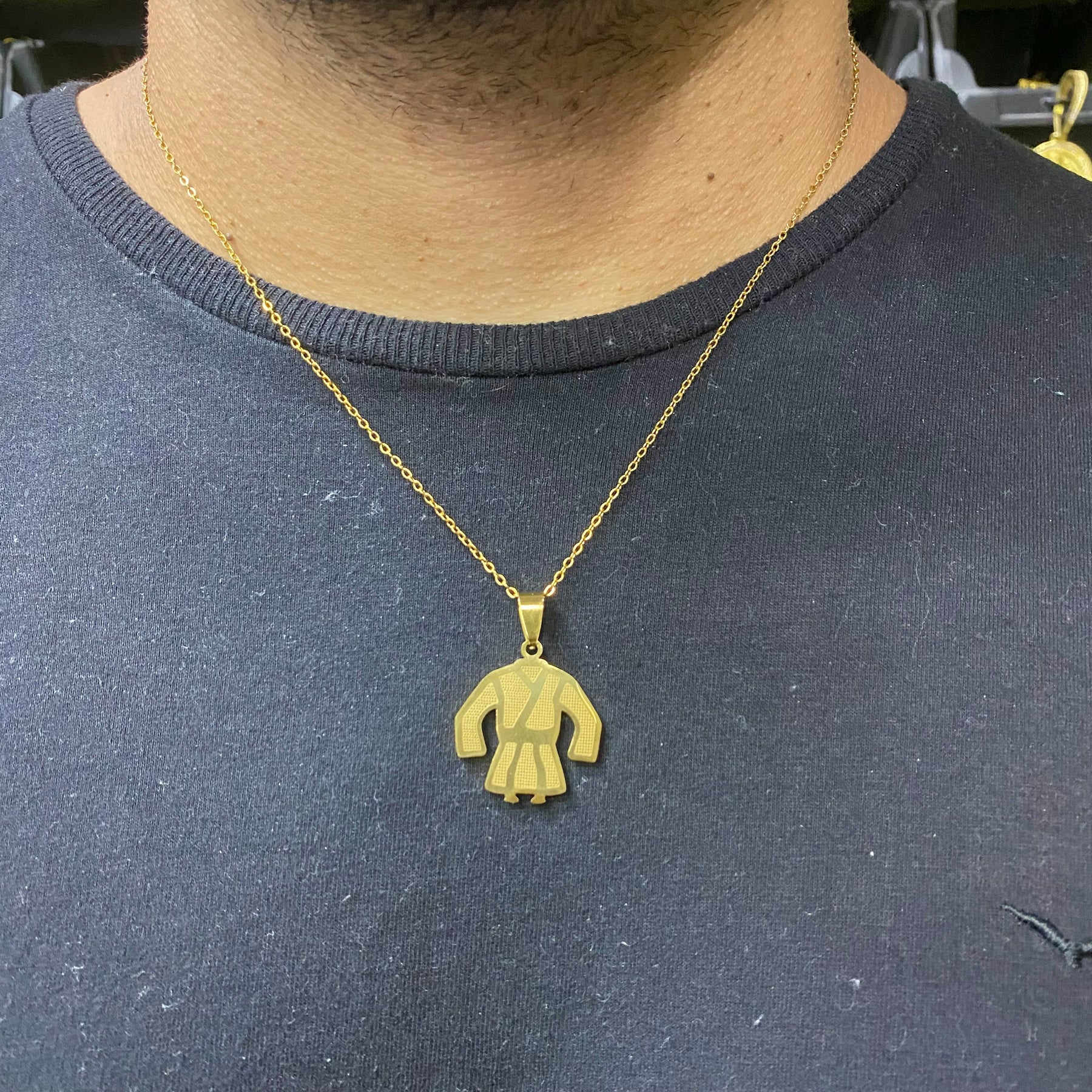 CORRENTE CADEADO 2 MM + PING FAIXA PRETA