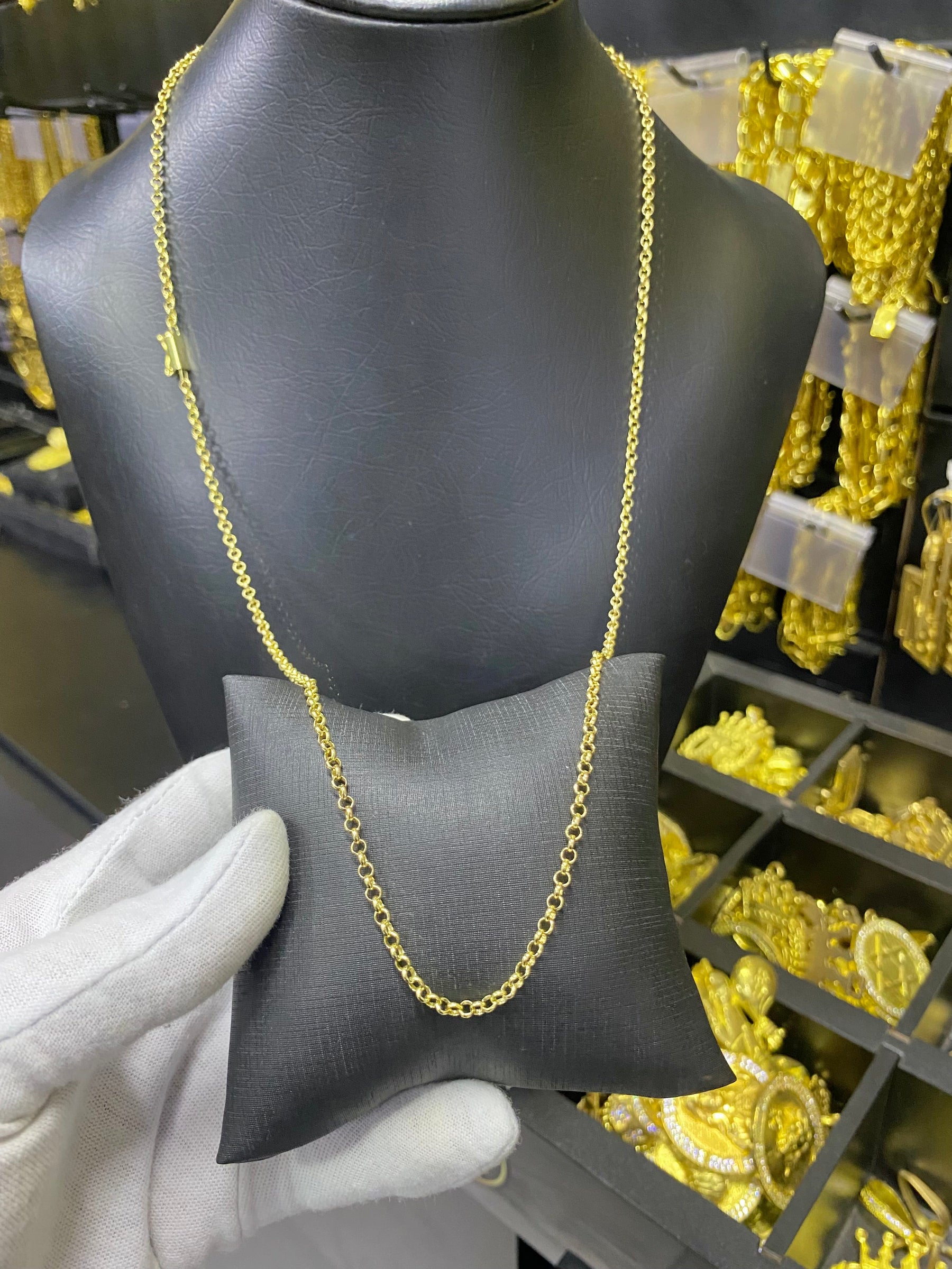 CORRENTE ELO PORTUGUÊS 2MM - 70CM