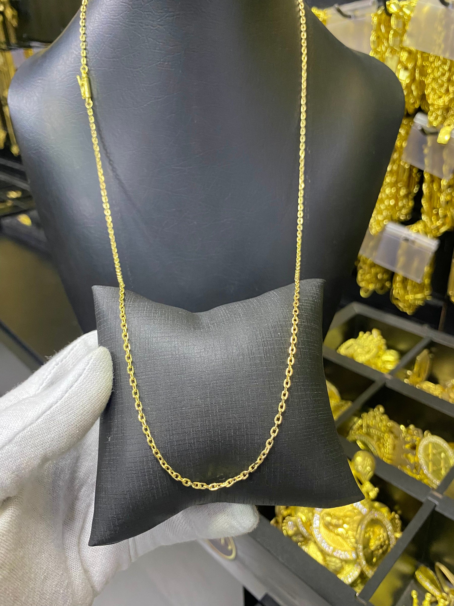 CORRENTE ELO CADEADO 2MM - 70CM