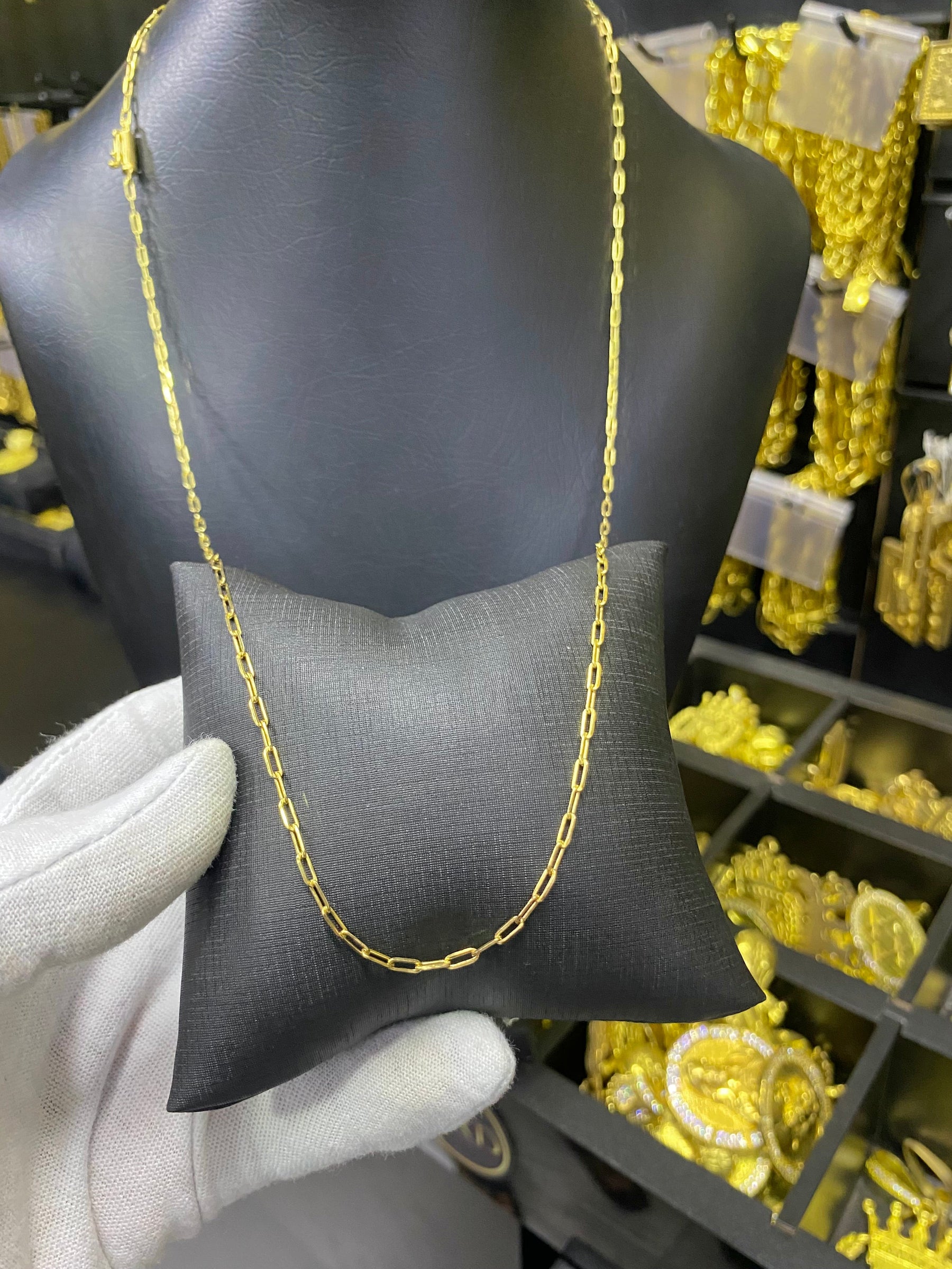 CORRENTE ELO MEIA CANA 2MM - 70CM