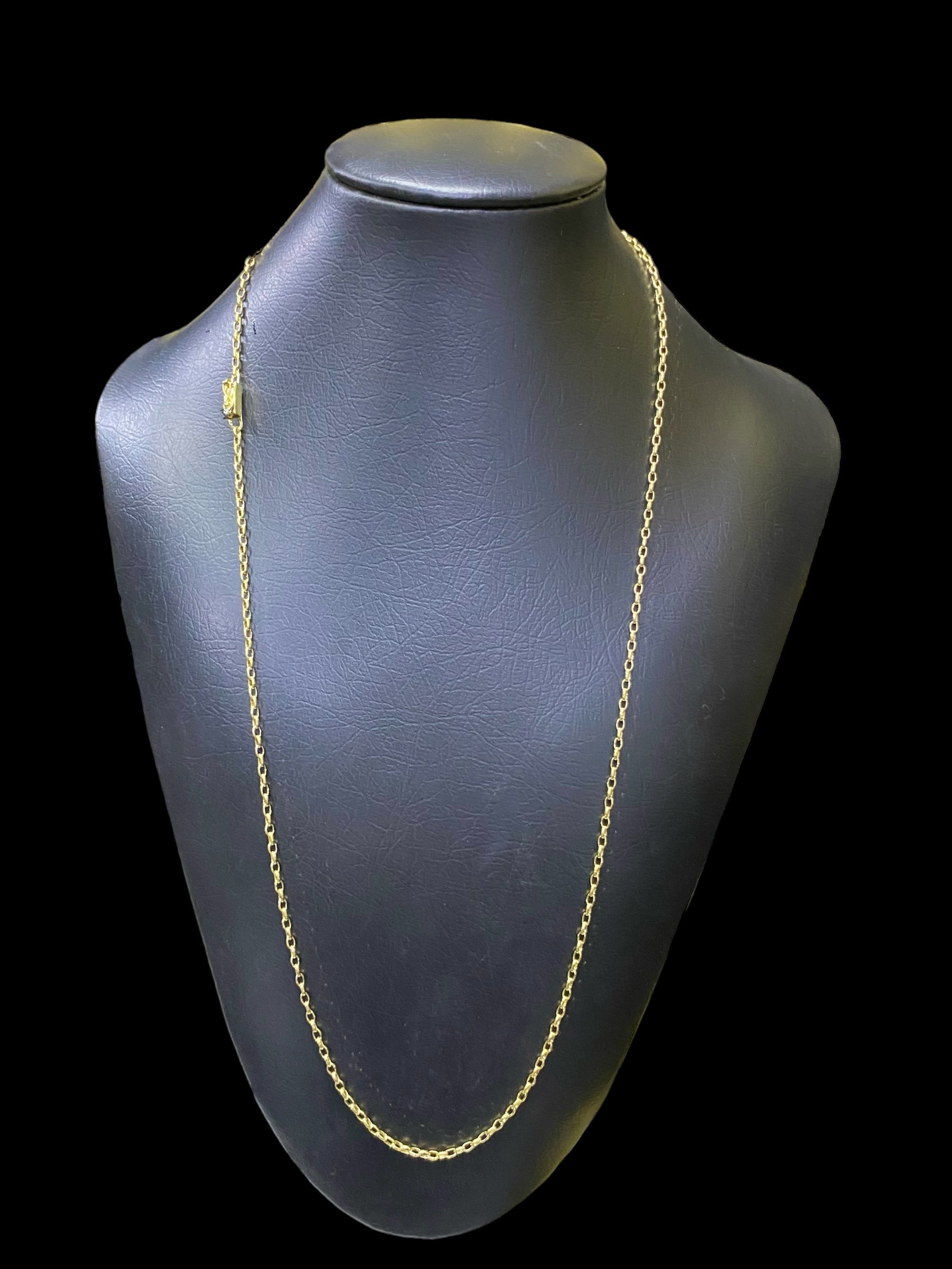 CORRENTE ELO TIJOLINHO BOLEADO 2MM - 70CM