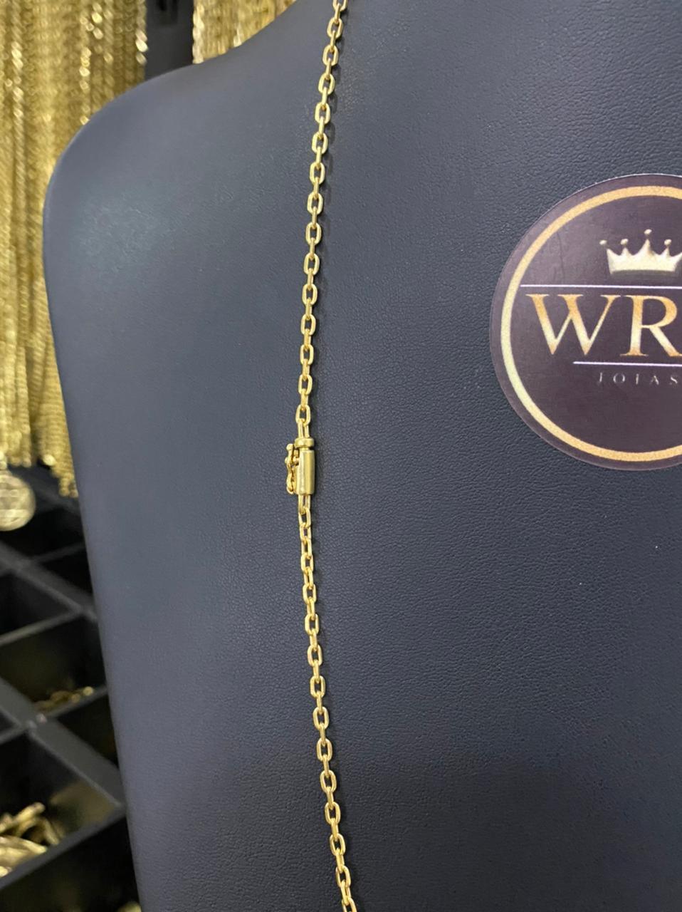 CORRENTE ELO CADEADO 2MM - 70CM - WRDJOIAS