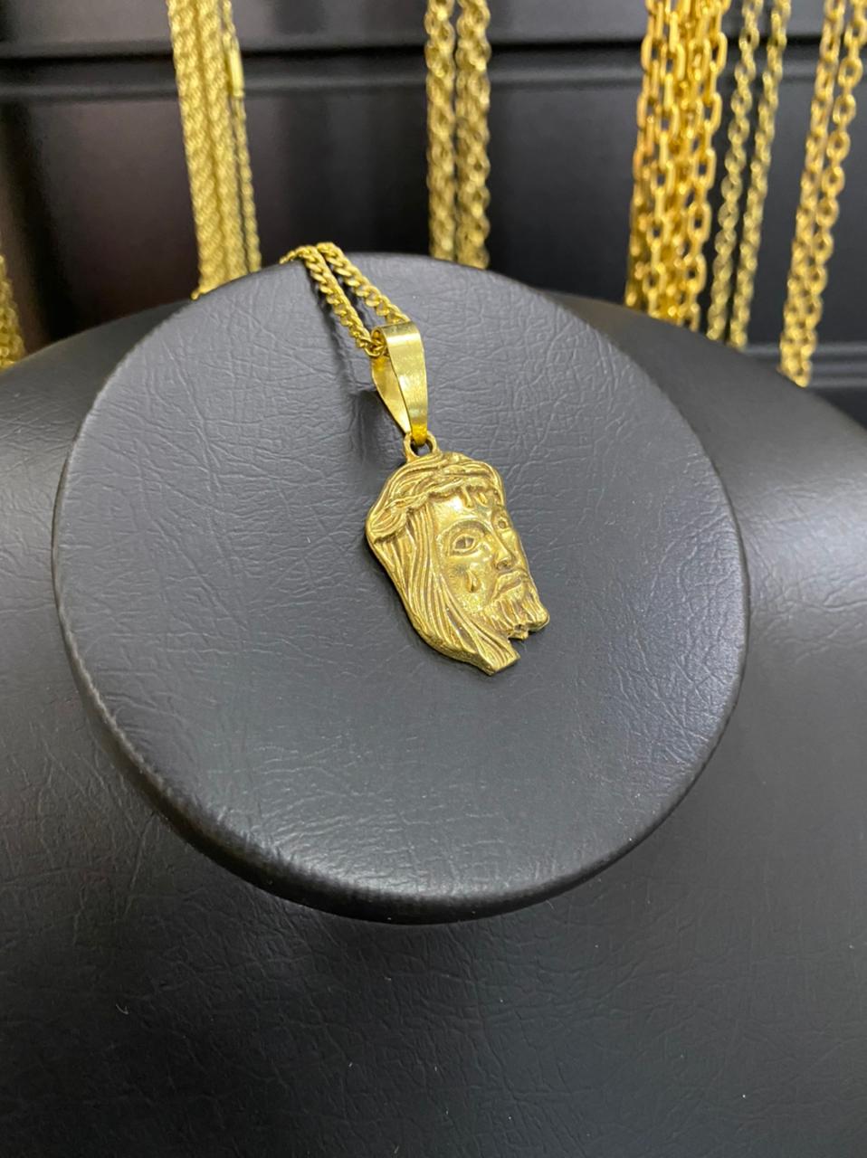 PINGENTE ROSTO DE CRISTO PEQUENO - WRDJOIAS