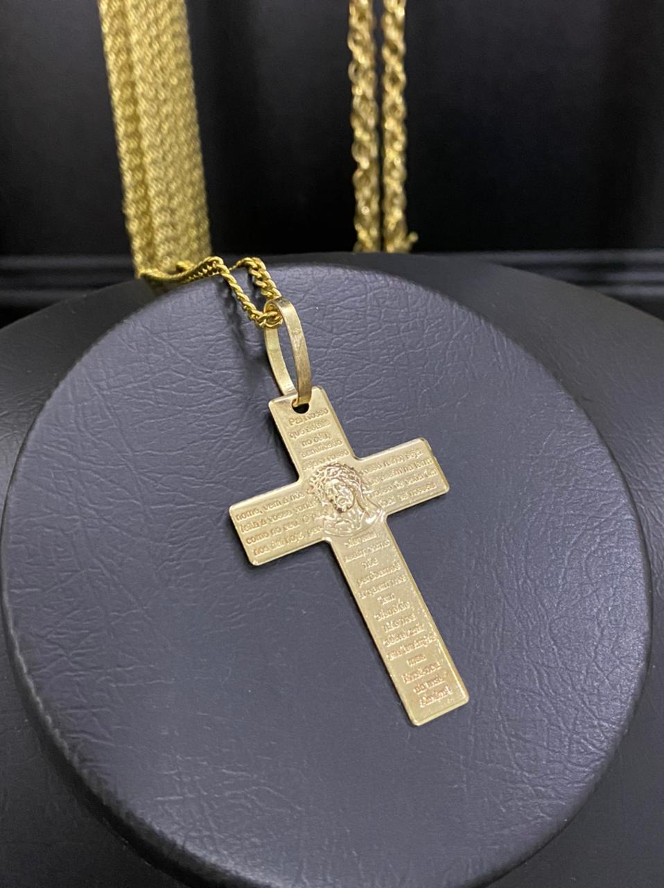 PINGENTE CRUZ BIBLIA - WRDJOIAS