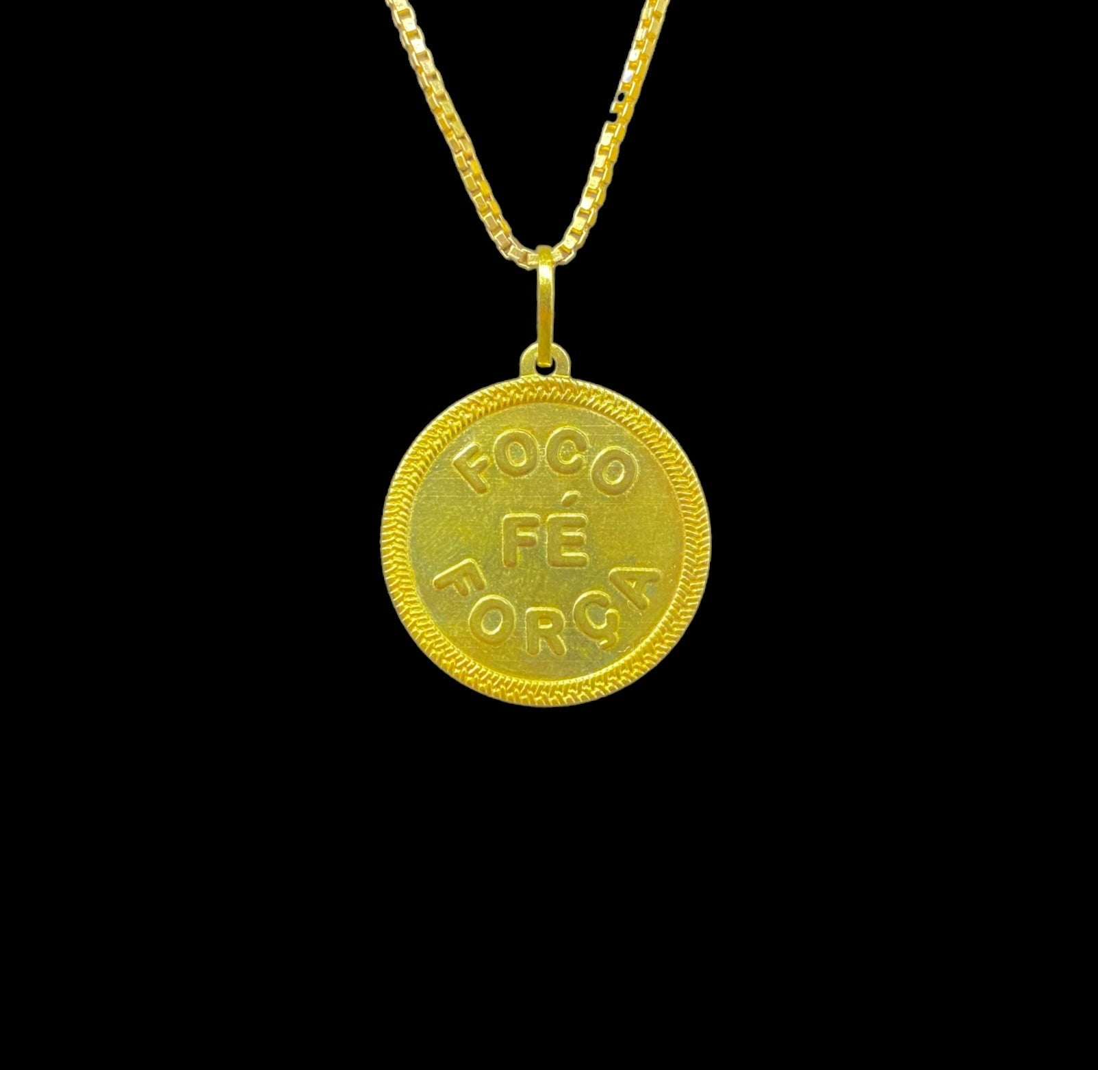 PINGENTE FOCO FORÇA E FÉ - WRDJOIAS