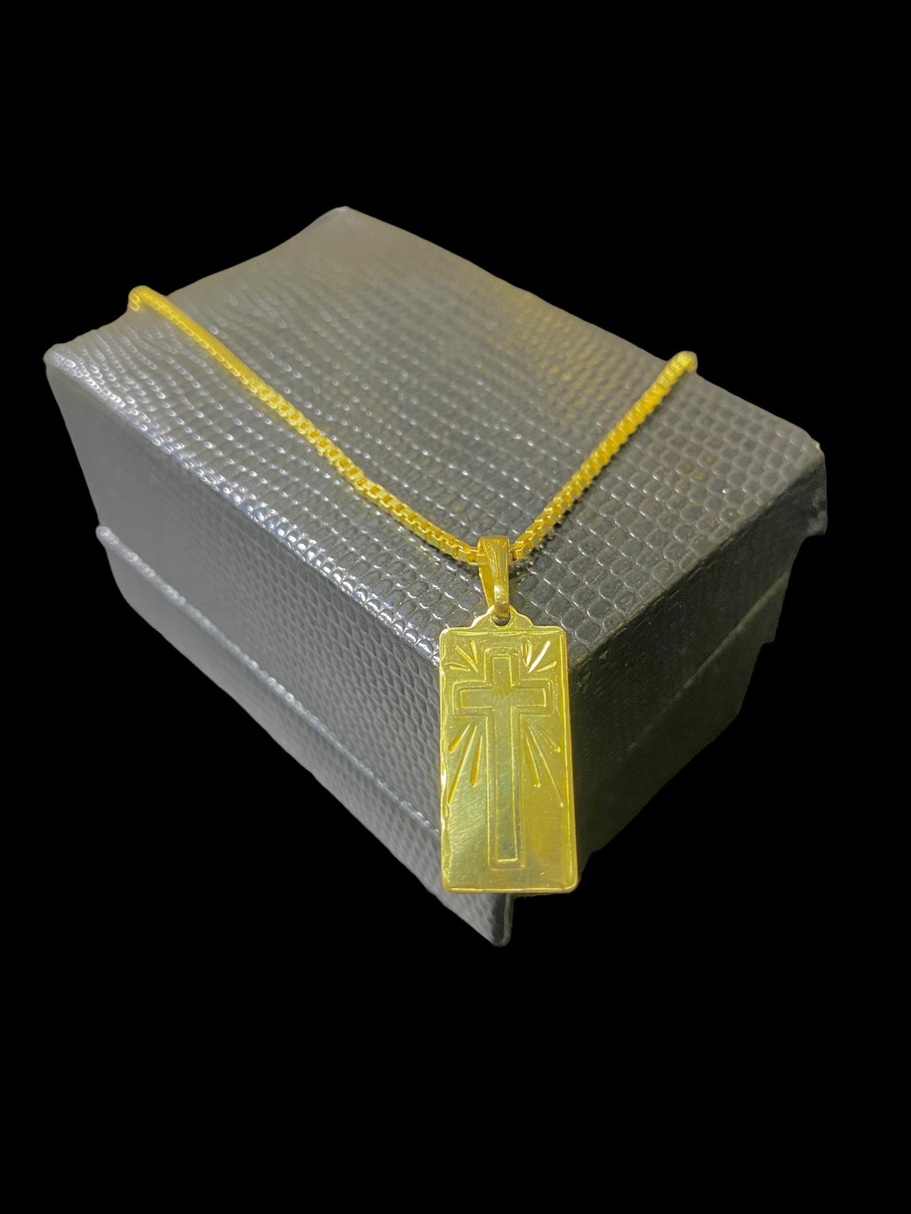 PINGENTE PLACA CRUZ - WRDJOIAS