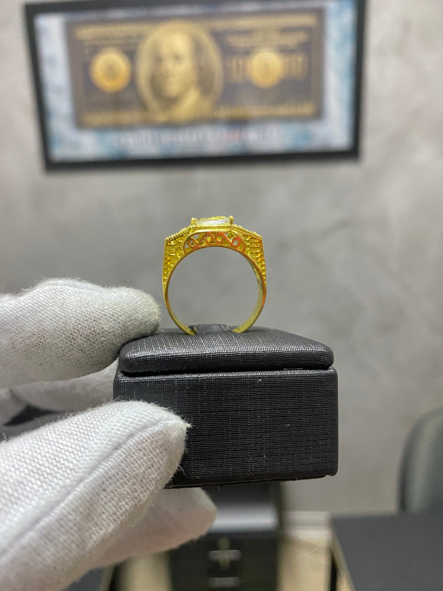 ANEL FORMATURA PEDRA TRANSPARENTE - WRDJOIAS