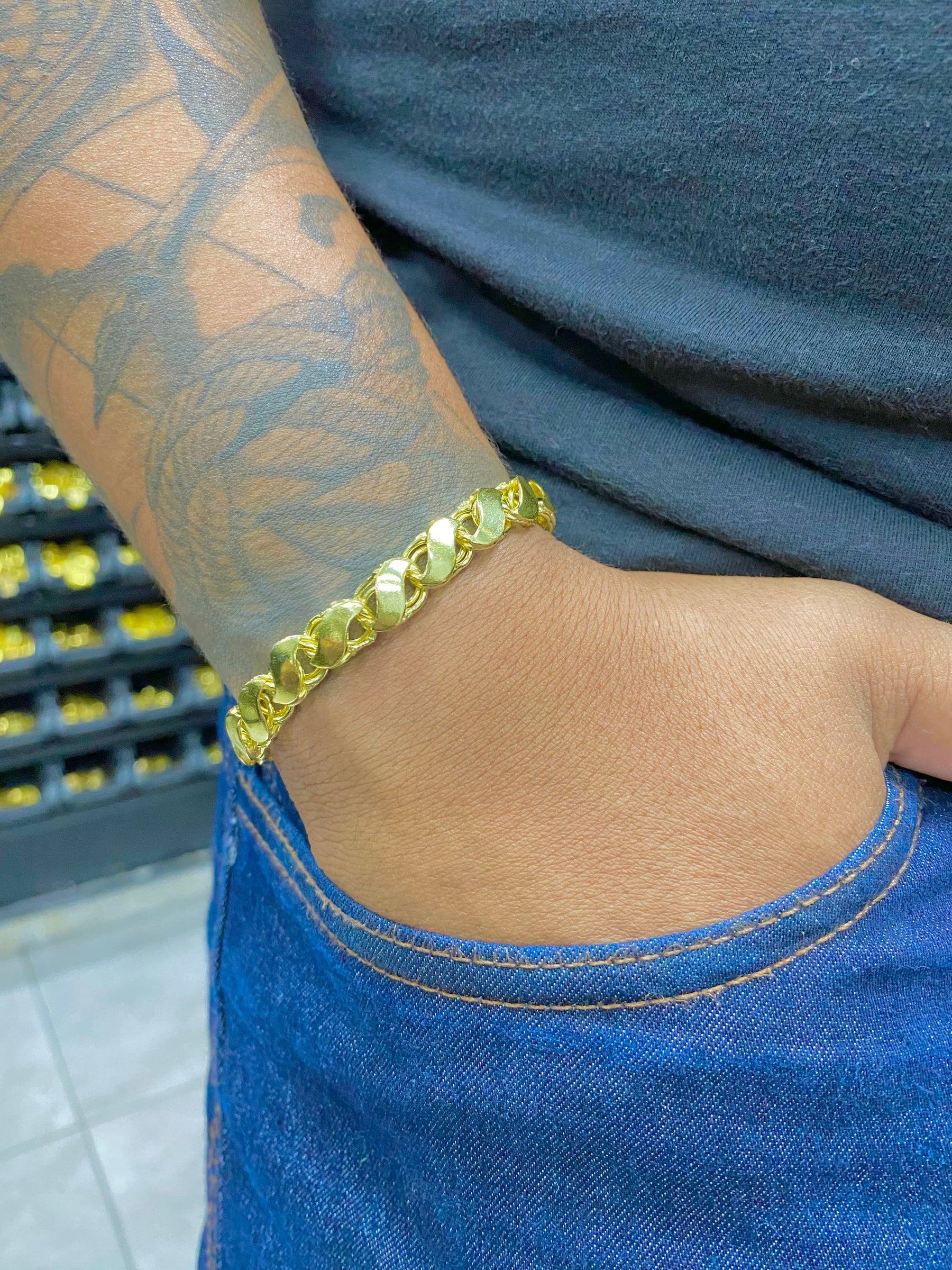 PULSEIRA FRISO S 8MM - WRDJOIAS
