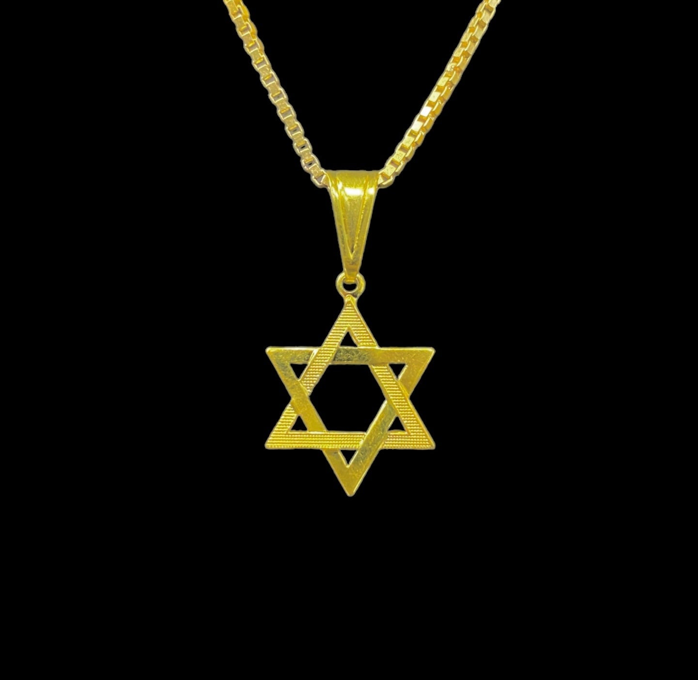 PINGENTE ESTRELA DE DAVID VAZADA - WRDJOIAS