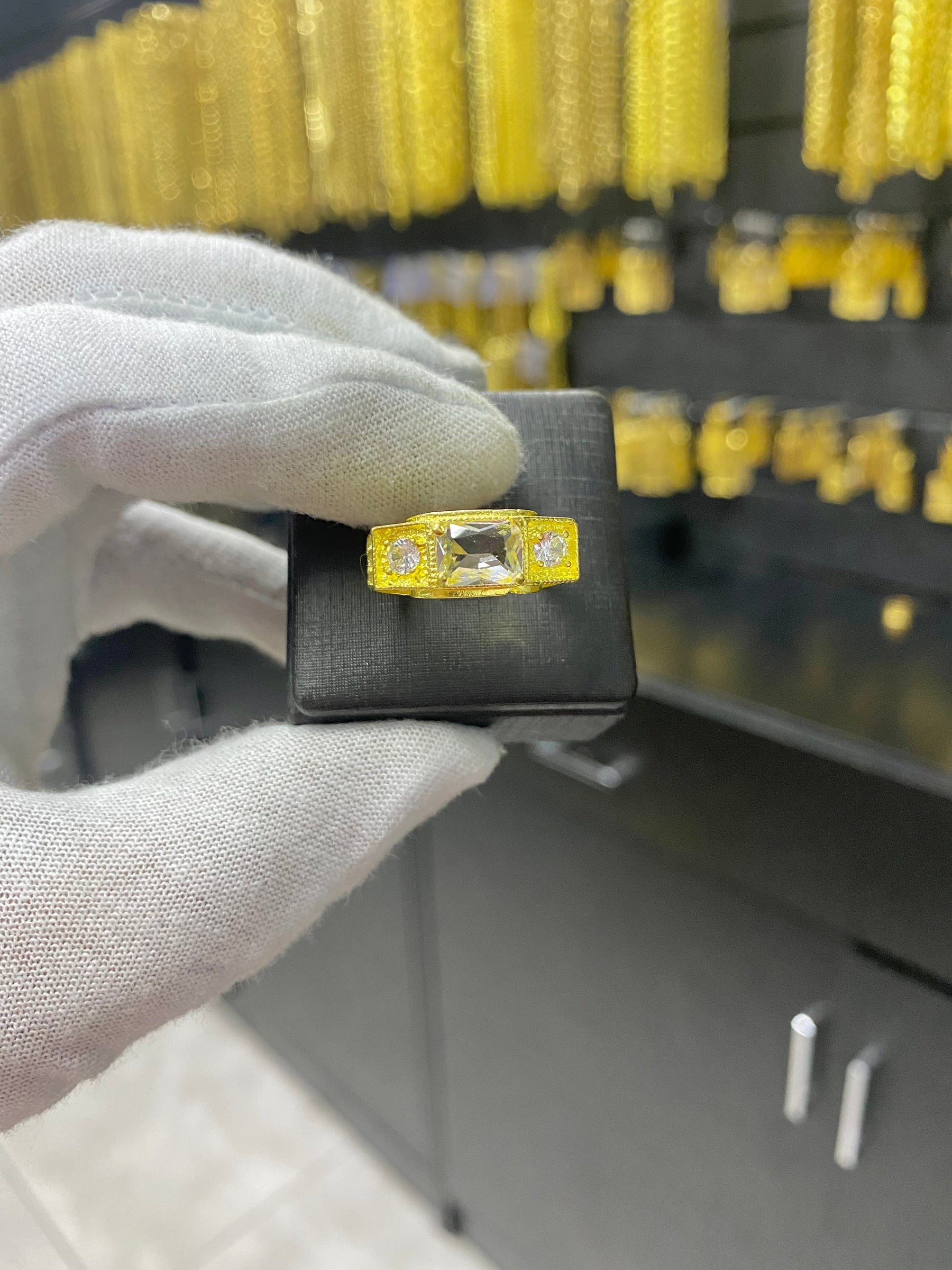 ANEL FORMATURA PEDRA TRANSPARENTE - WRDJOIAS