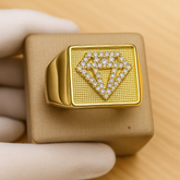 ANEL DIAMANTE CRAVEJADO