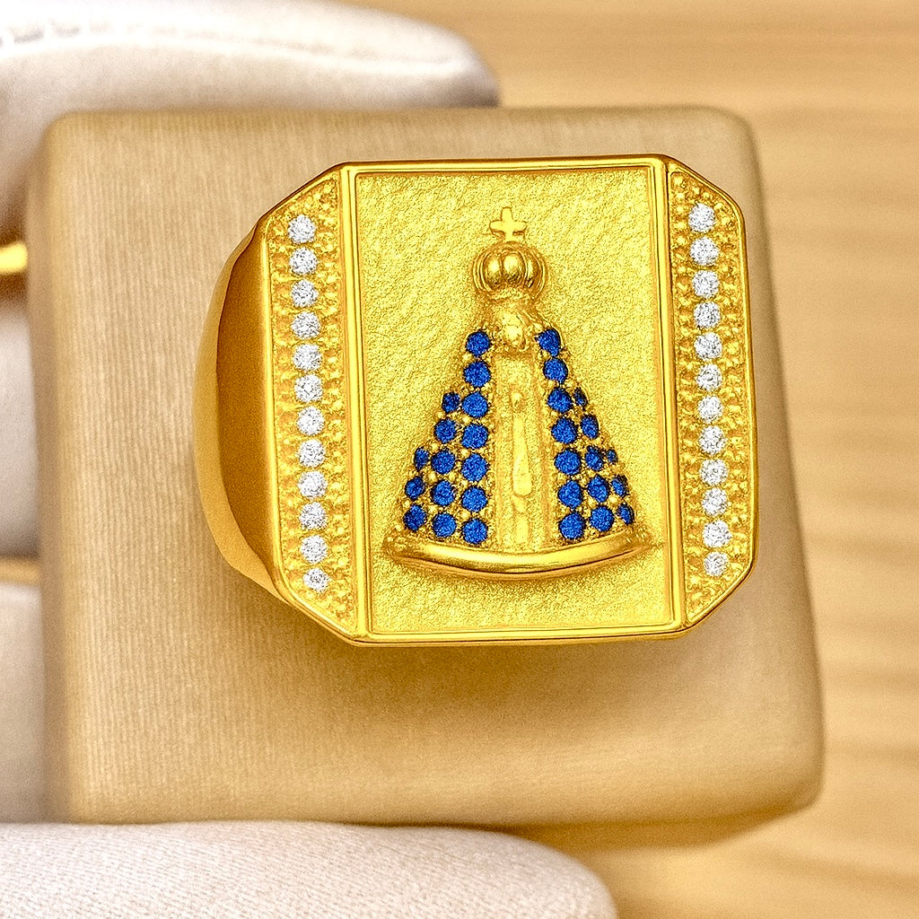 ANEL NOSSA SENHORA CRAVEJADO