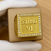 ANEL PERSONALIZADO SALMO 91 CRAVEJADO