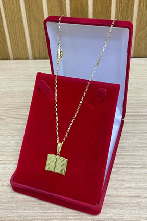 CORRENTE ELO CAIXOTINHO 1MM + PULSEIRA BRINDE + PINGENTE BRINDE