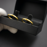 PAR DE ALIANÇAS MOD BOLEADA 2MM