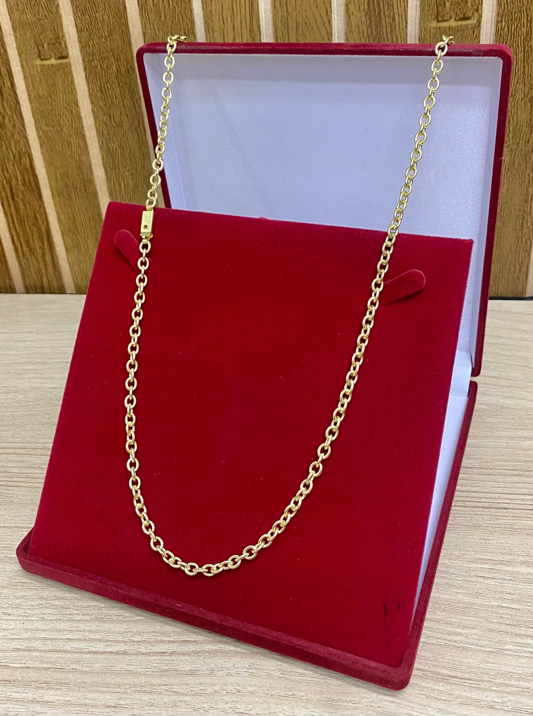 CORRENTE ELO CADEADO QUINA 6MM + PINGENTES