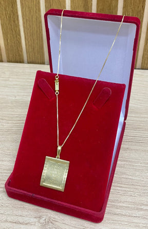 CORRENTE ELO VENEZIANA 2MM + PULSEIRA BRINDE + PINGENTE BRINDE