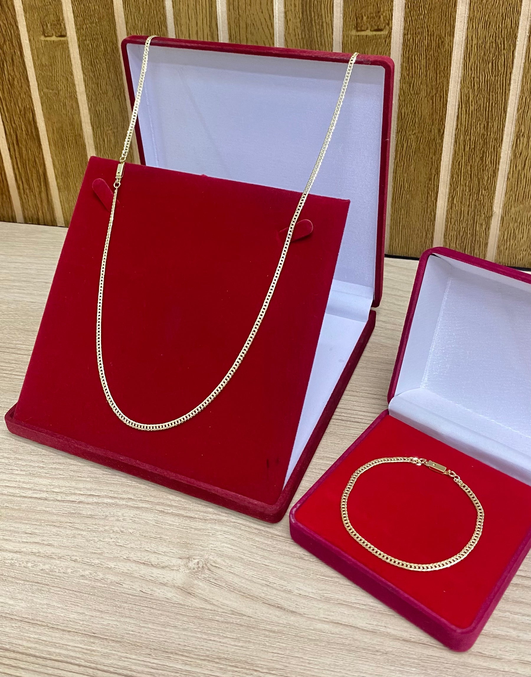 KIT CORRENTE ELO GRUMET 2MM + PULSEIRA BRINDE + PINGENTE BRINDE