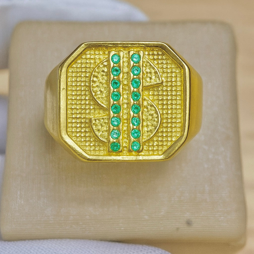 ANEL $ CIFRÃO  CRAVEJADO