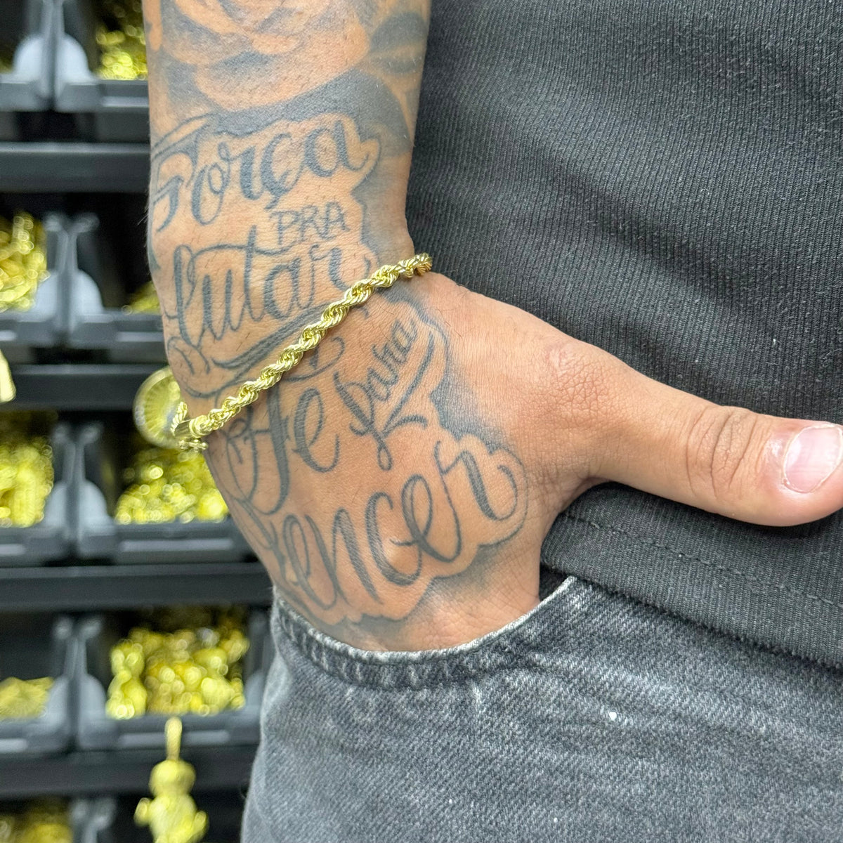 PULSEIRA ELO BAIANO 4MM