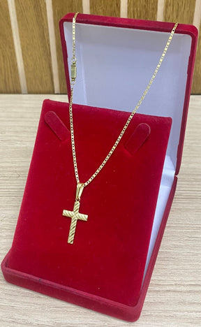 KIT CORRENTE ELO PIASTRINI 2MM + PULSEIRA BRINDE + PINGENTE BRINDE