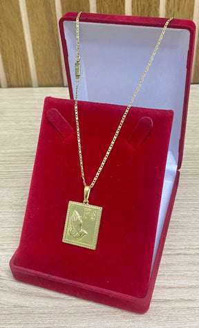 KIT CORRENTE ELO PIASTRINI 2MM + PULSEIRA BRINDE + PINGENTE BRINDE