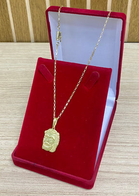 CORRENTE ELO CAIXOTINHO 1MM + PULSEIRA BRINDE + PINGENTE BRINDE