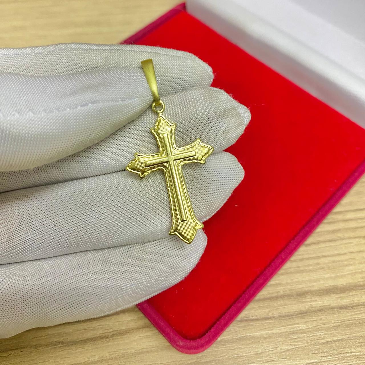 PINGENTE CRUCIFIXO 3D