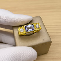 ANEL FORMATURA PEDRA VERMELHA