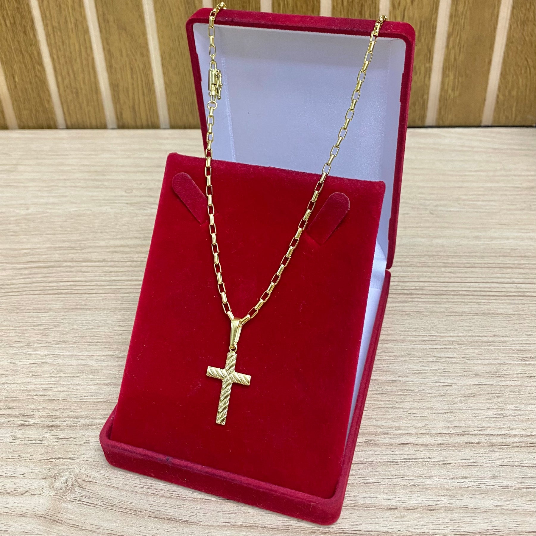 CORRENTE ELO CARTIER BOLEADO 2MM + PULSEIRA BRINDE + PINGENTE BRINDE