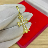 PINGENTE CRUZ CRAVEJADA