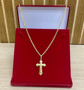 CORRENTE ELO CADEADO QUINA 4MM + PINGENTE BRINDE + PULSEIRA BRINDE