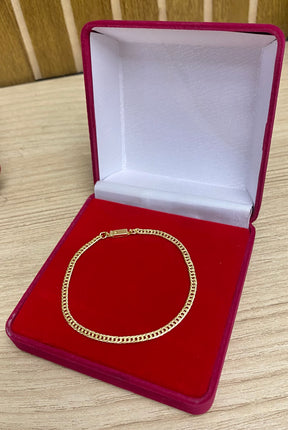 KIT CORRENTE ELO GRUMET 2MM + PULSEIRA BRINDE + PINGENTE BRINDE