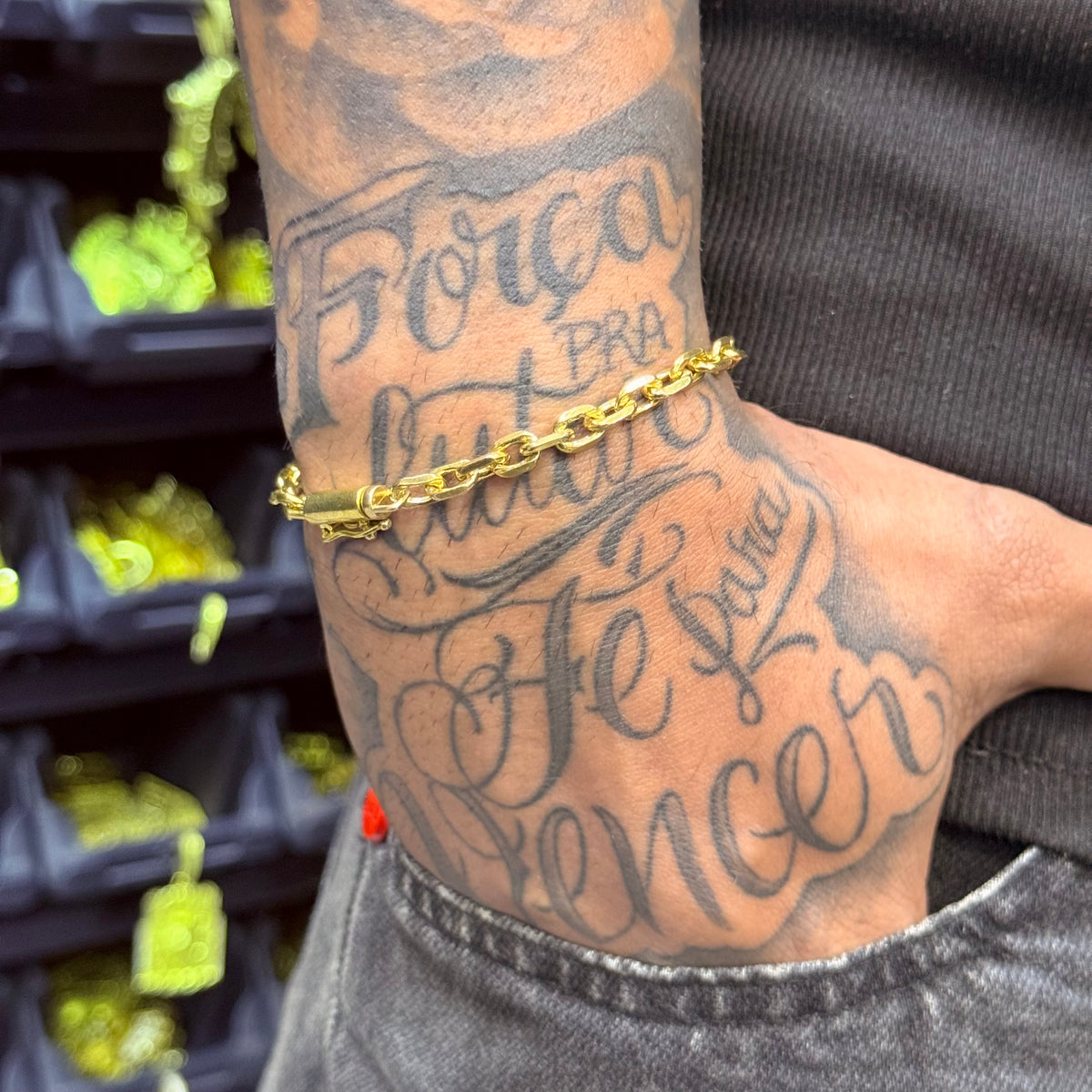 PULSEIRA ELO QUINA 6MM