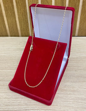 CORRENTE ELO CADEADO 2MM + PULSEIRA BRINDE + PINGENTE BRINDE