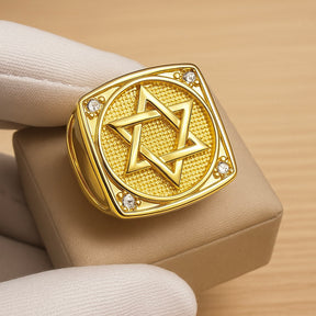 ANEL ESTRELA DE DAVI CRAVEJADO