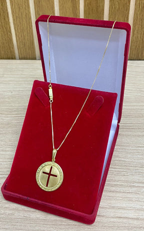 CORRENTE ELO VENEZIANA 2MM + PULSEIRA BRINDE + PINGENTE BRINDE