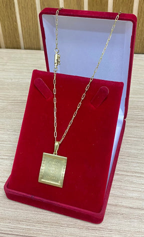 CORRENTE ELO LONG 2MM + PULSEIRA BRINDE + PINGENTE BRINDE